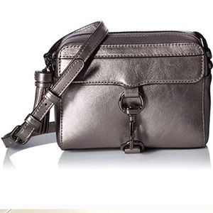 Rebecca Minkoff metallic MAB camera bag